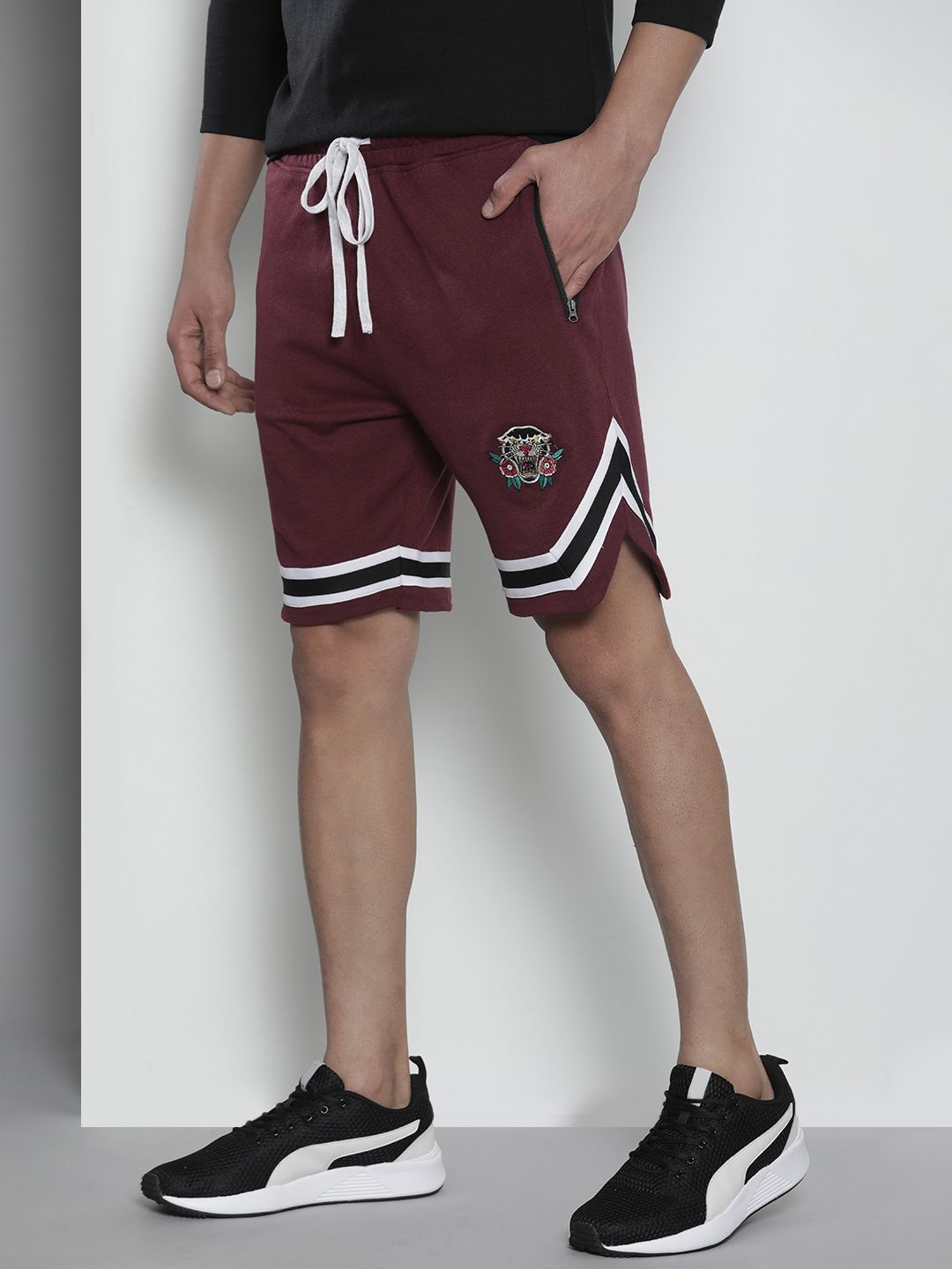 The Indian Garage Co Men Red Outdoor Shorts