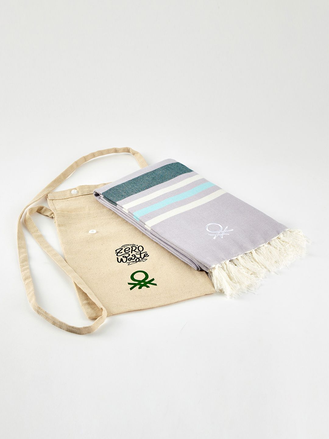 Buy United Colors Of Benetton Lavender Boutique Bamboo Hammam Towel -  - Home for Unisex
