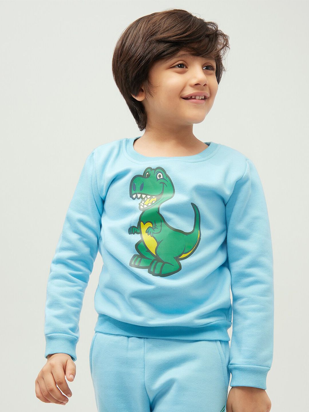 Frangipani Boys Blue Printed Sweatshirt