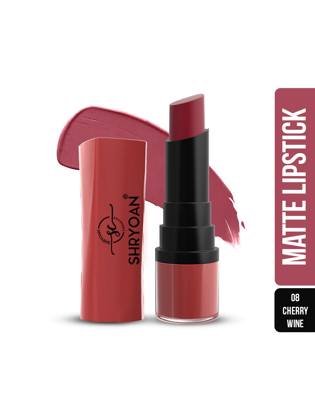 Buy SHRYOAN Long Lasting Lightweight Matte Lipstick 4.2 G Cherry Wine -  - Personal Care for Women