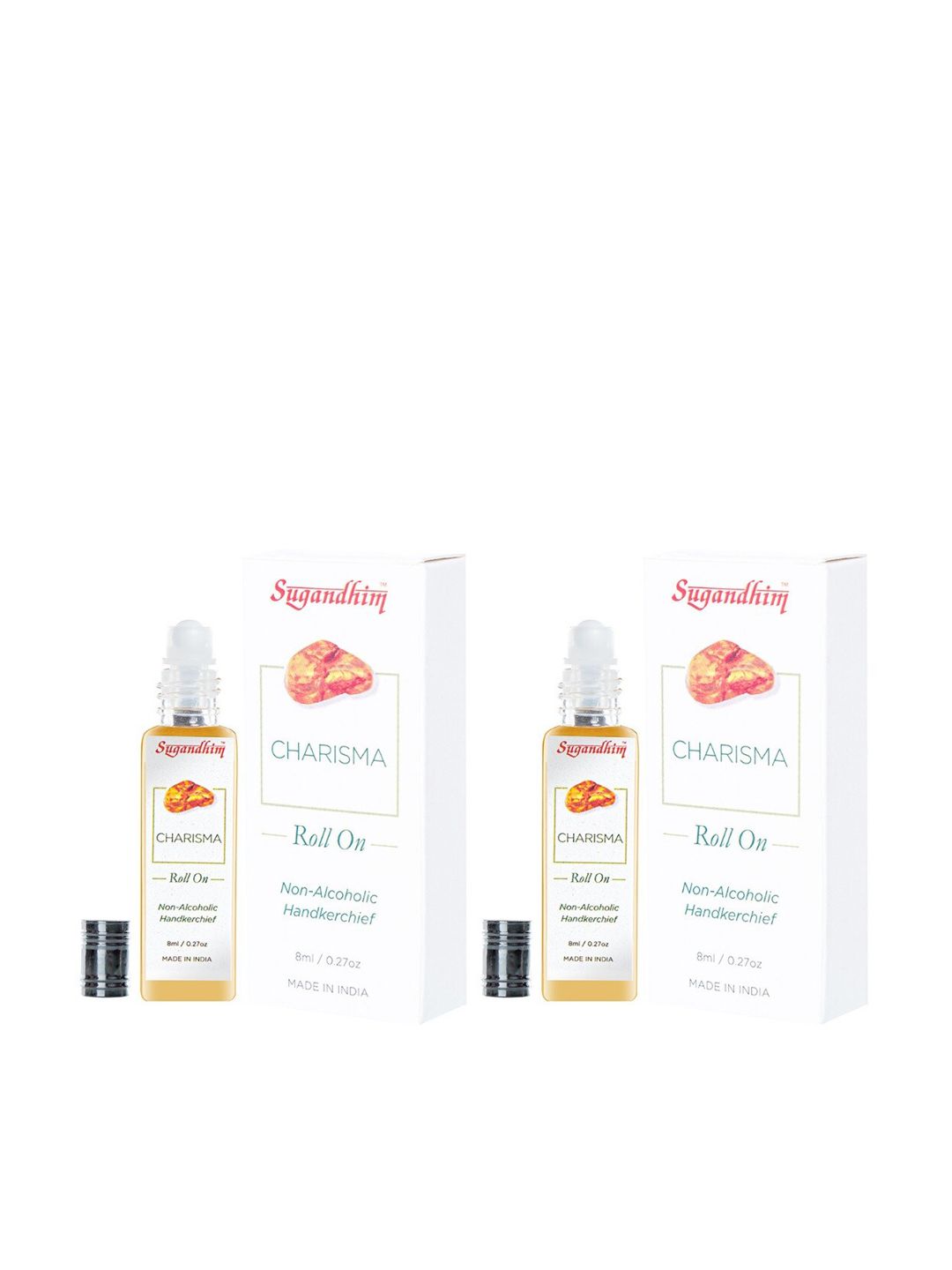 Sugandhim Charisma Pack of 2 Roll On Ittars Travel Friendly Perfect for Everyday Use 16ml