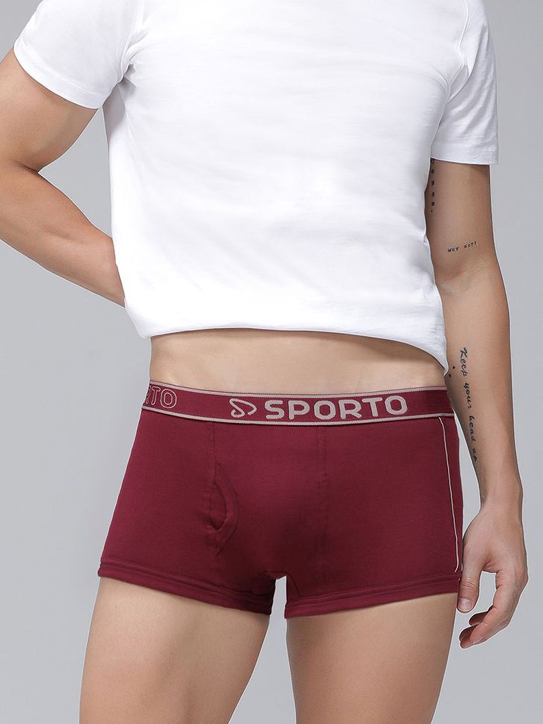SPORTO Men Cotton Trunk