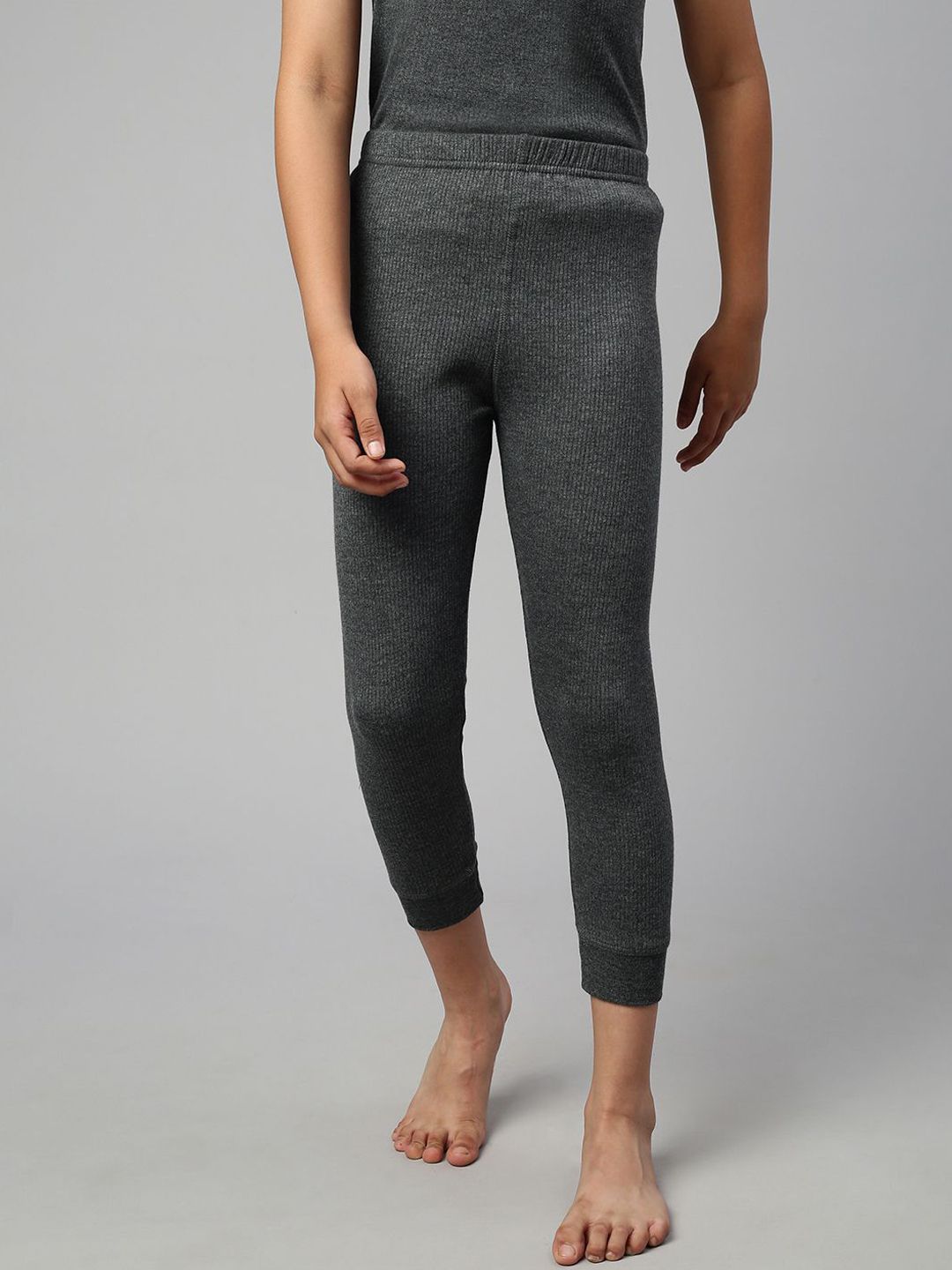 ONN Boys  Ribbed Mid-Rise Thermal Bottoms