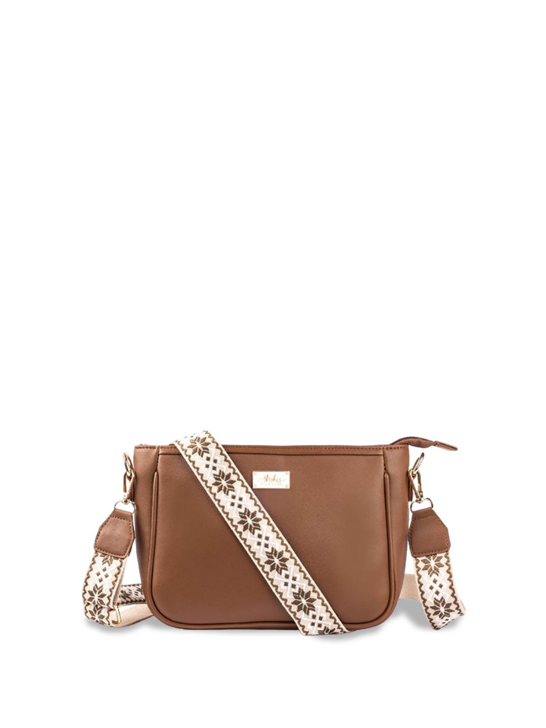Strokes by Namrata Mehta PU Structured Sling Bag