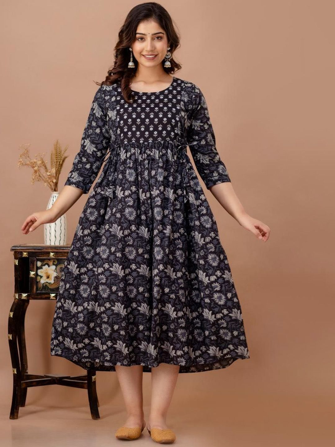 Buy MURLI KURTI Printed Anarkali Maternity Dress -  - Apparel for Women