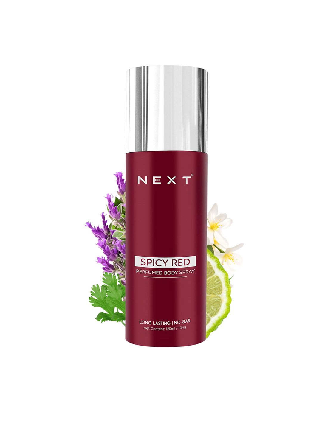 NEXT CARE Spicy Red Long Lasting No Gas Perfumed Body Spray - 120ml