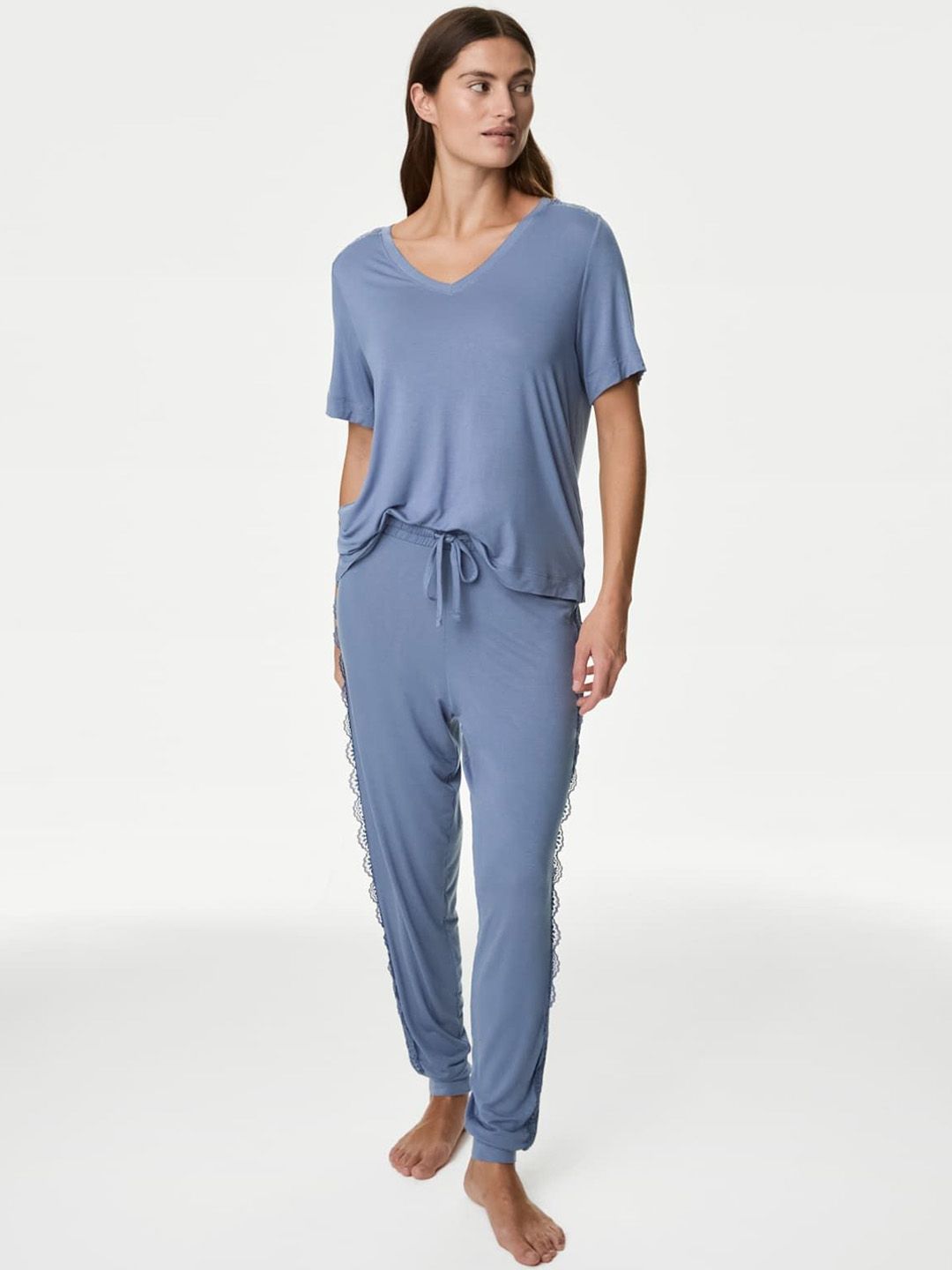 Body Soft Lace Detail Lounge Joggers 3