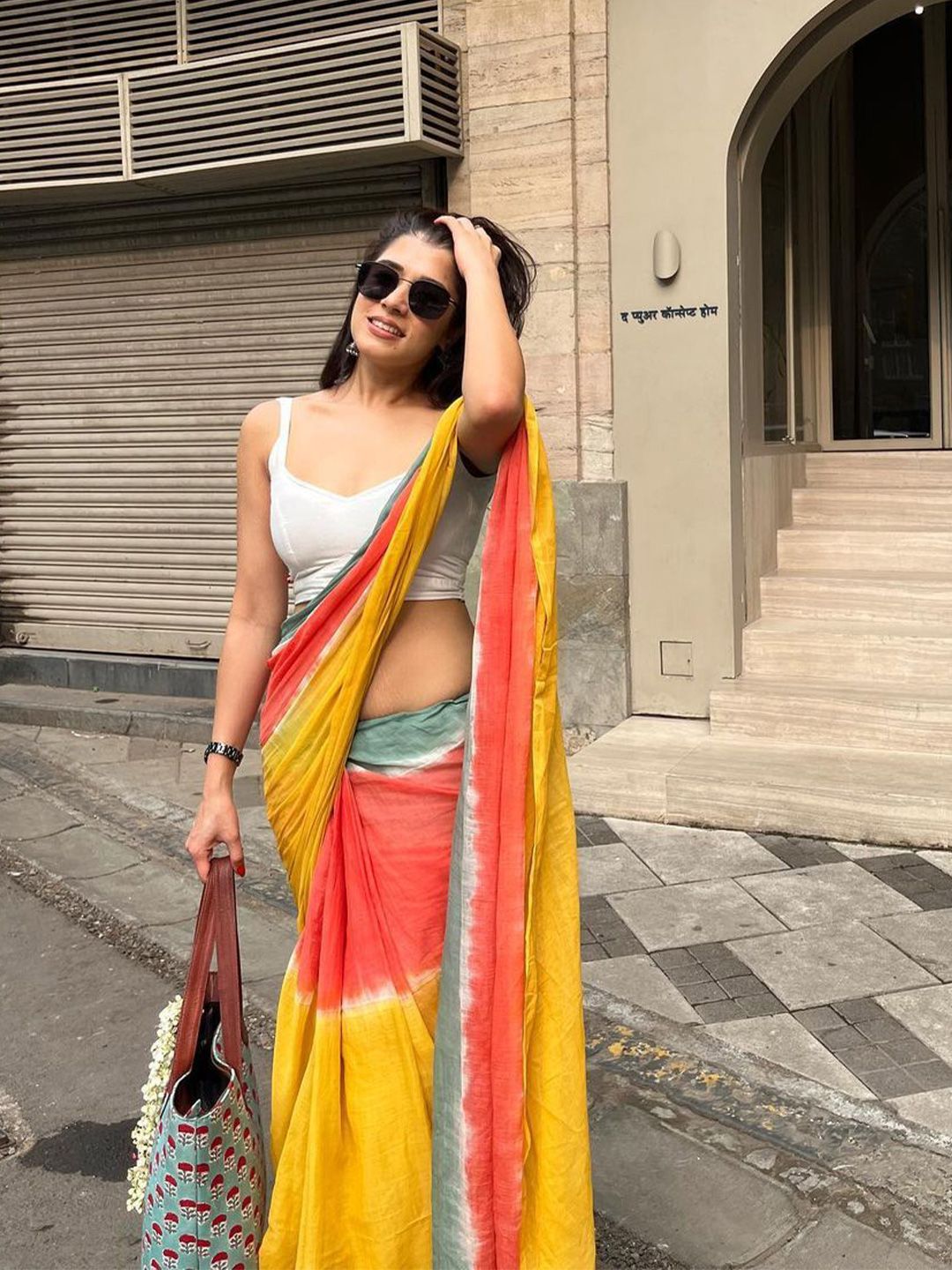 Eternity by sakshi Tie and Dye Holi Saree
