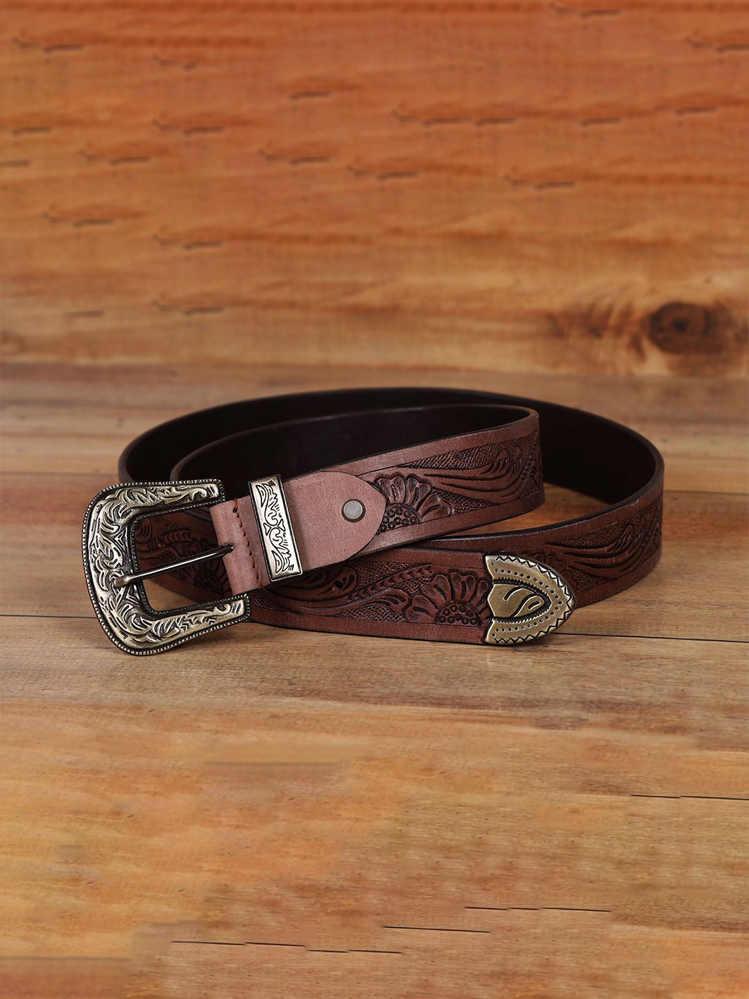 Buy Celtic Unisex Brown Textured Leather Belt Stylish  Durable  And Timeless -  - Accessories for Unisex
