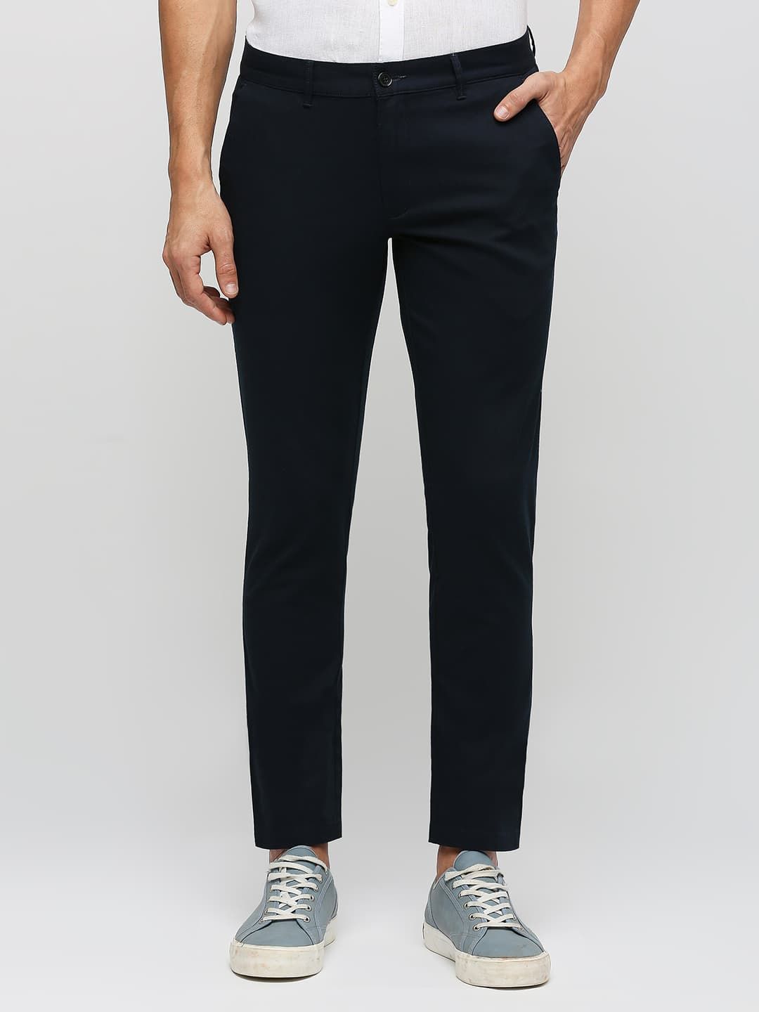 Basics Men Tapered Fit Trousers