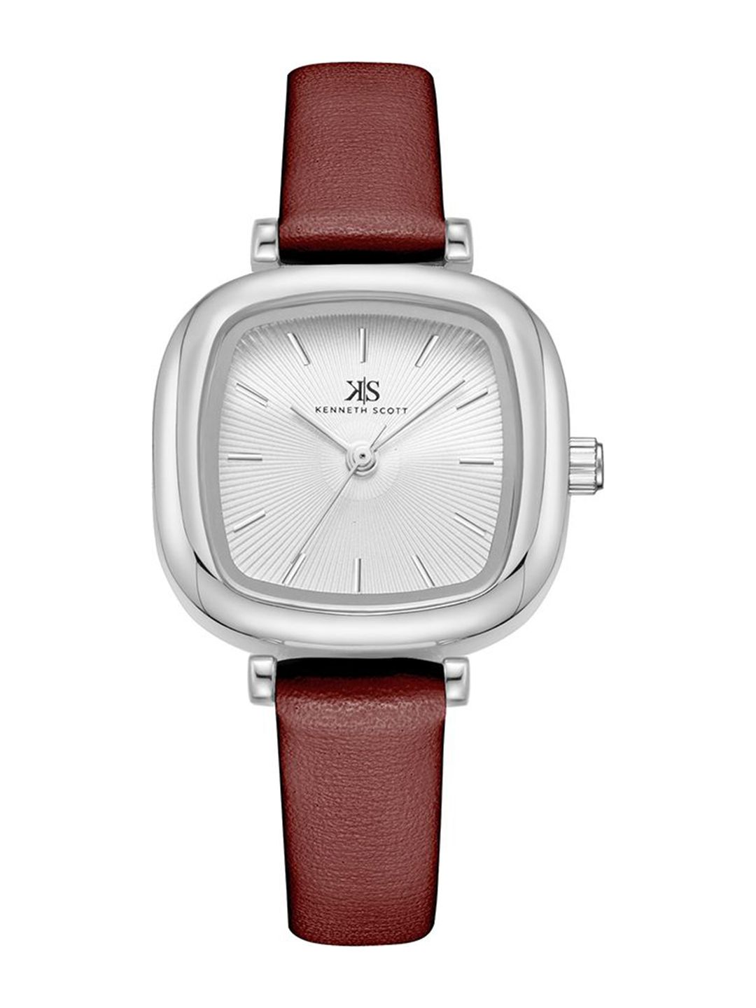 KENNETH SCOTT Women Textured Dial & Straps Analogue Watch K22525-SLDW