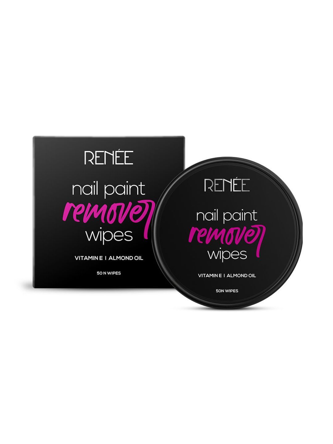 Renee Nail Paint Remover Wipes - 50Pcs