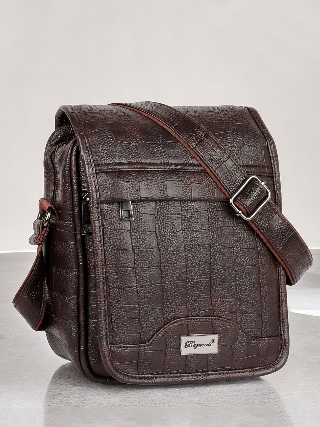 bagneeds Unisex Textured Messenger Bag