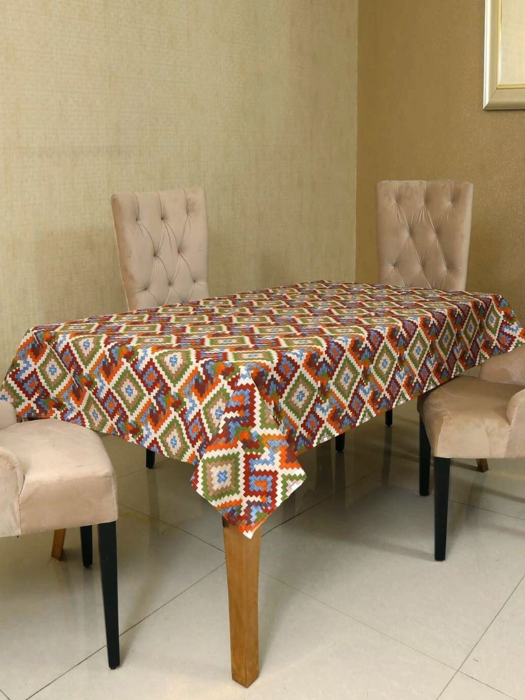 BILBERRY Furnishing by preeti grover Printed Cotton Table Cloth