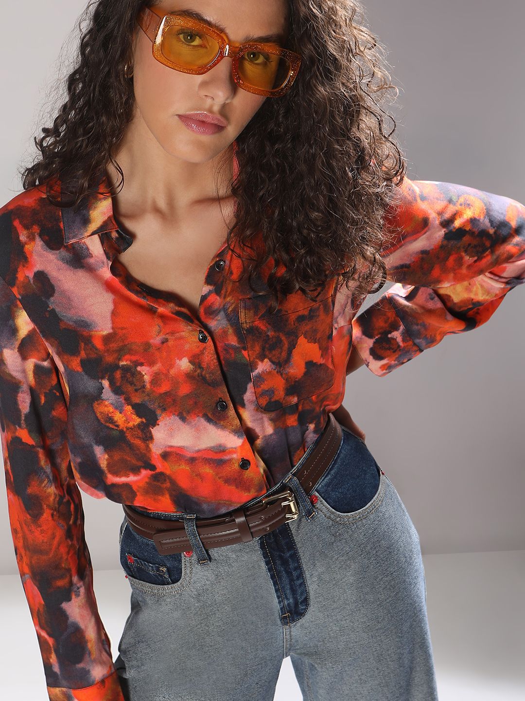 Vero Moda Women Opaque Printed Casual Shirt