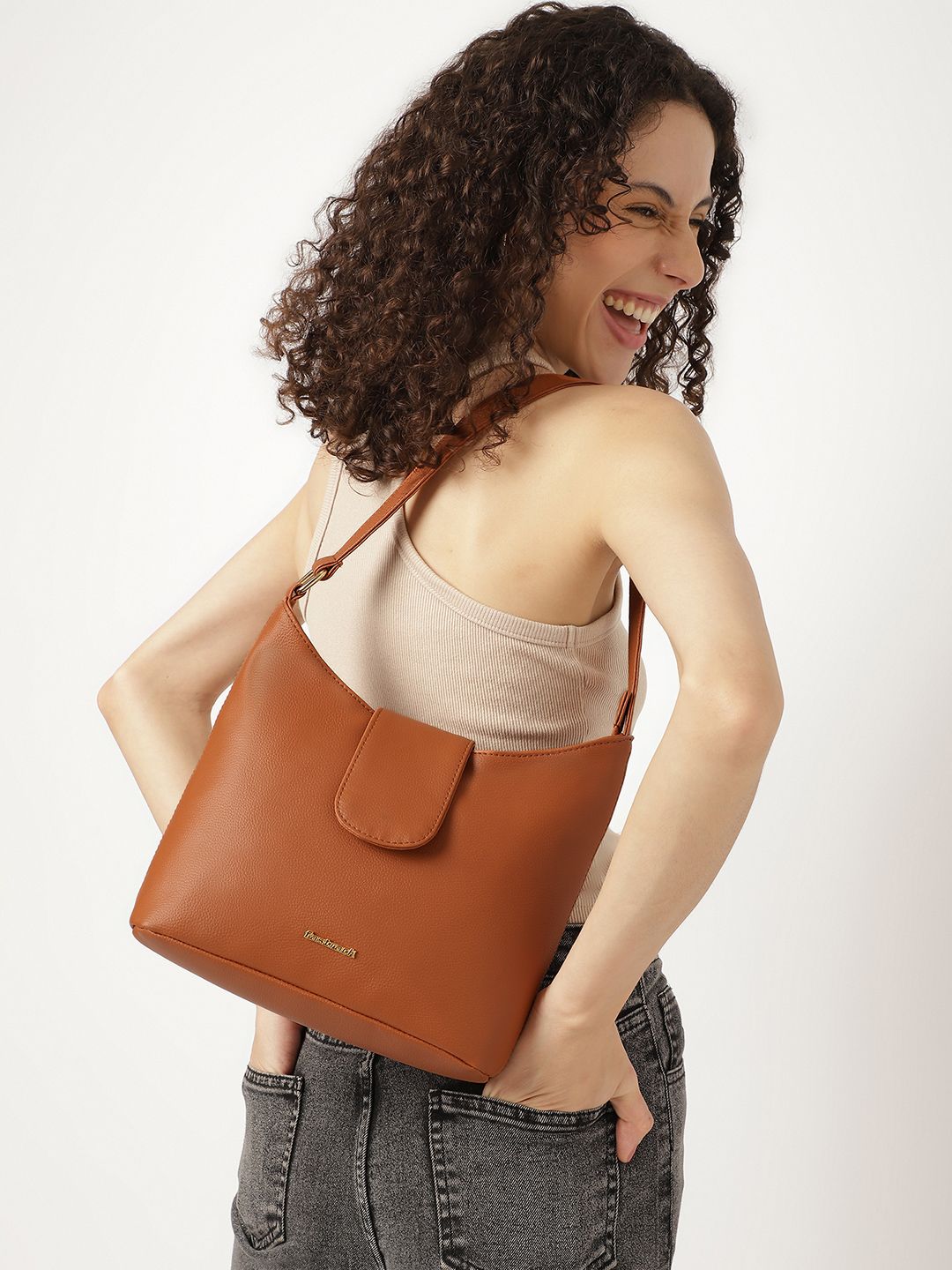 Buy Fastrack Solid Medium Structured Shoulder Bag -  - Accessories for Women