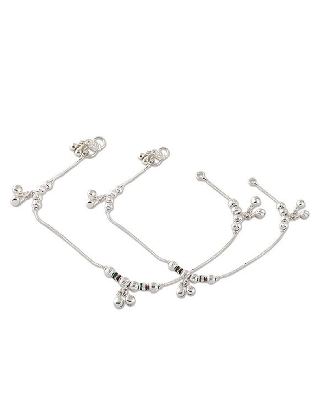 Lila Silver-Plated Anklet