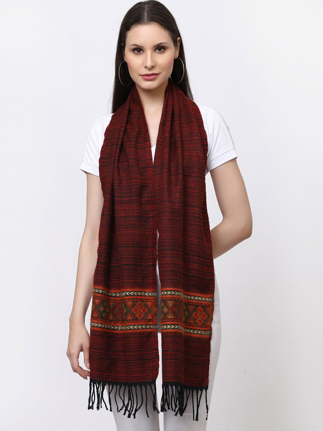 WEAVERS VILLA Women Acrylic Mufflers