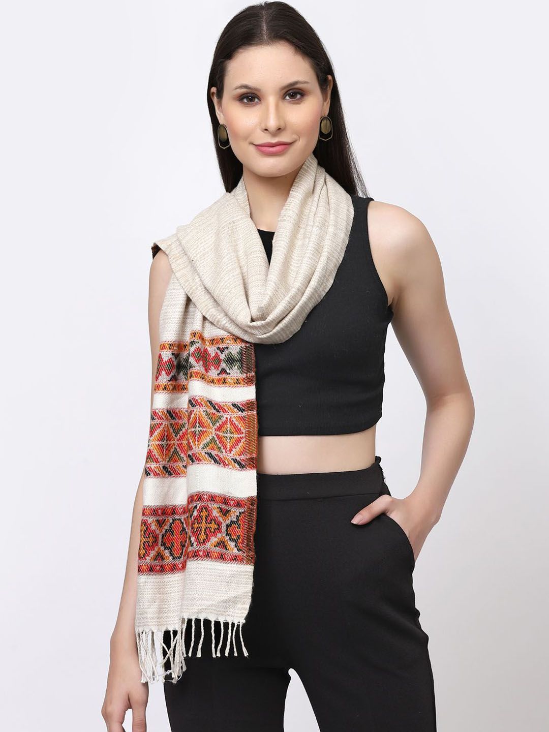 WEAVERS VILLA Women Acrylic Mufflers