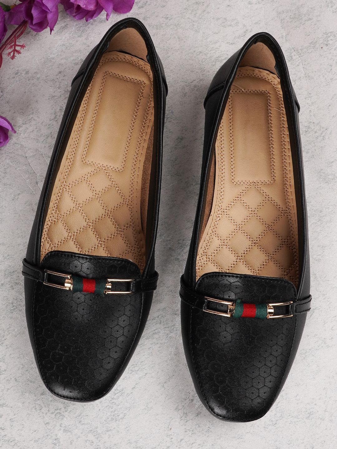 Buy Mast & Harbour Women Ballerinas With Buckles Flats -  - Footwear for Women