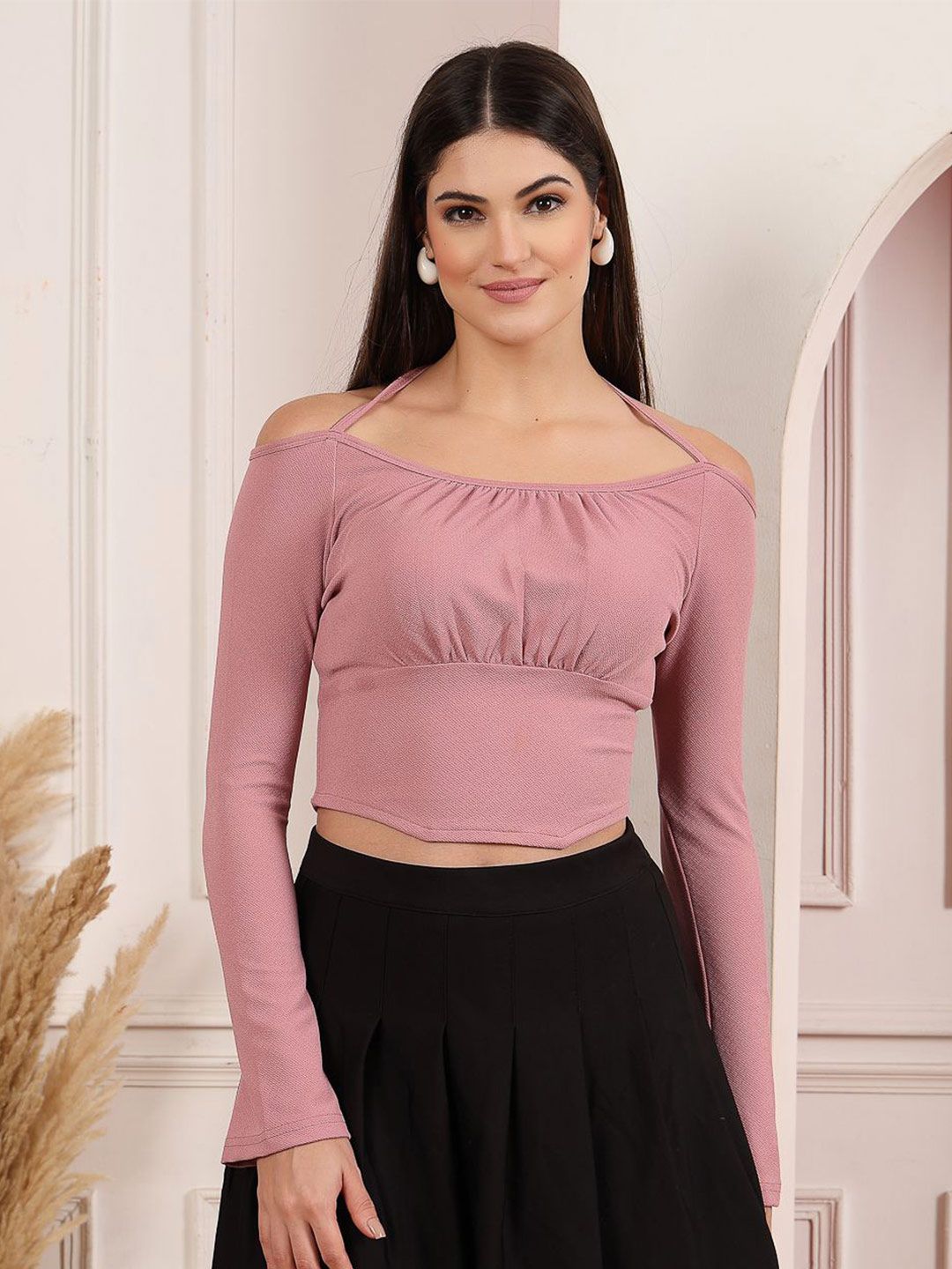 aayu Women Shoulder Straps Crop Top