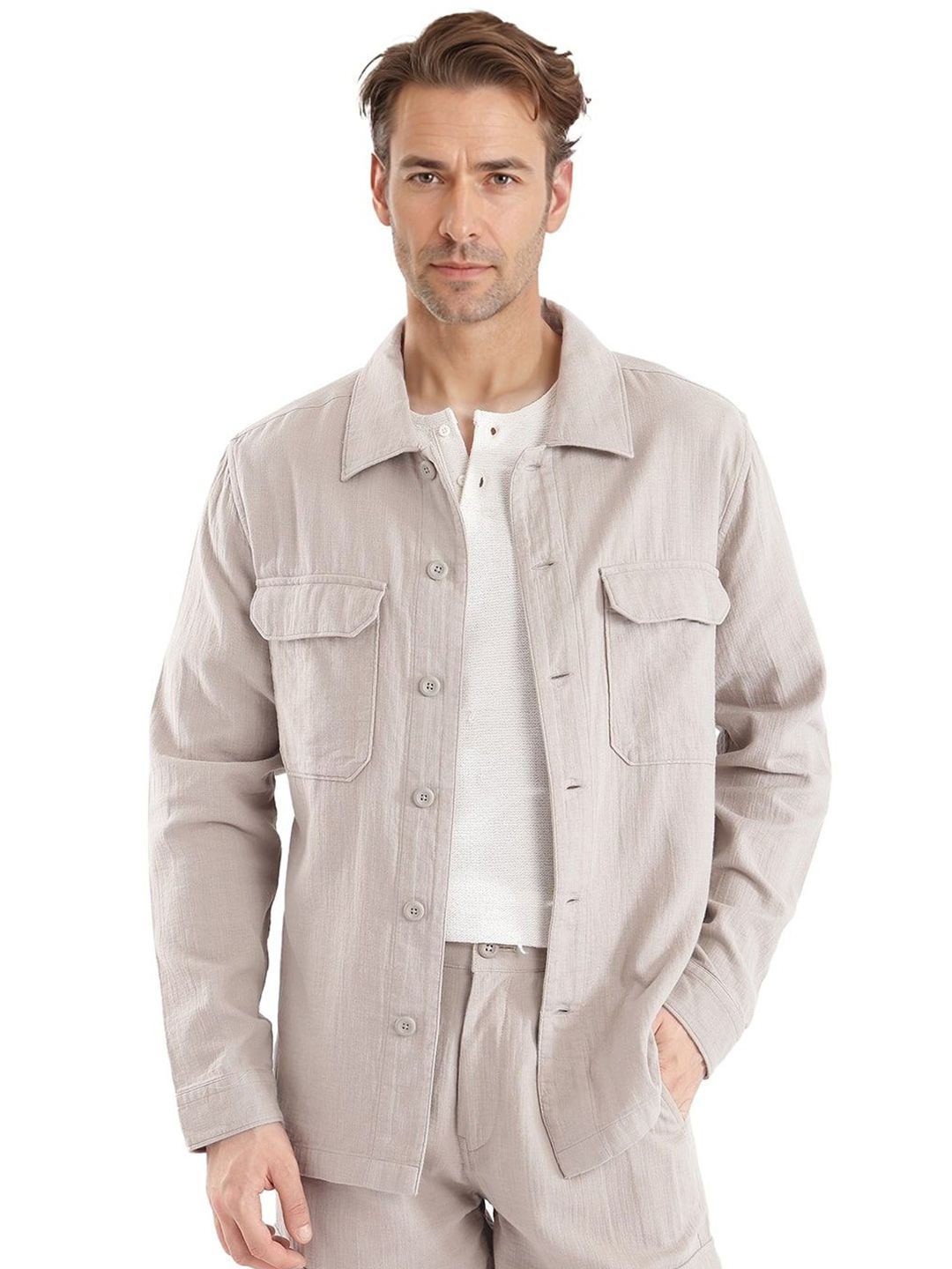 RARE RABBIT Prest Polyester Long Sleeves Shirt