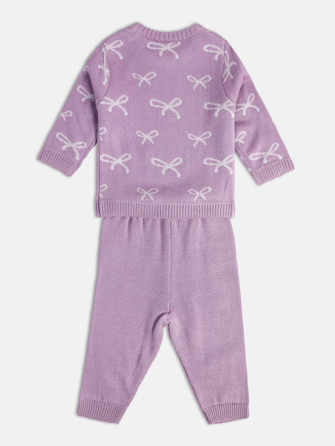 Girls Printed Round Neck Long Sleeves Sweatshirt With Jogger 2