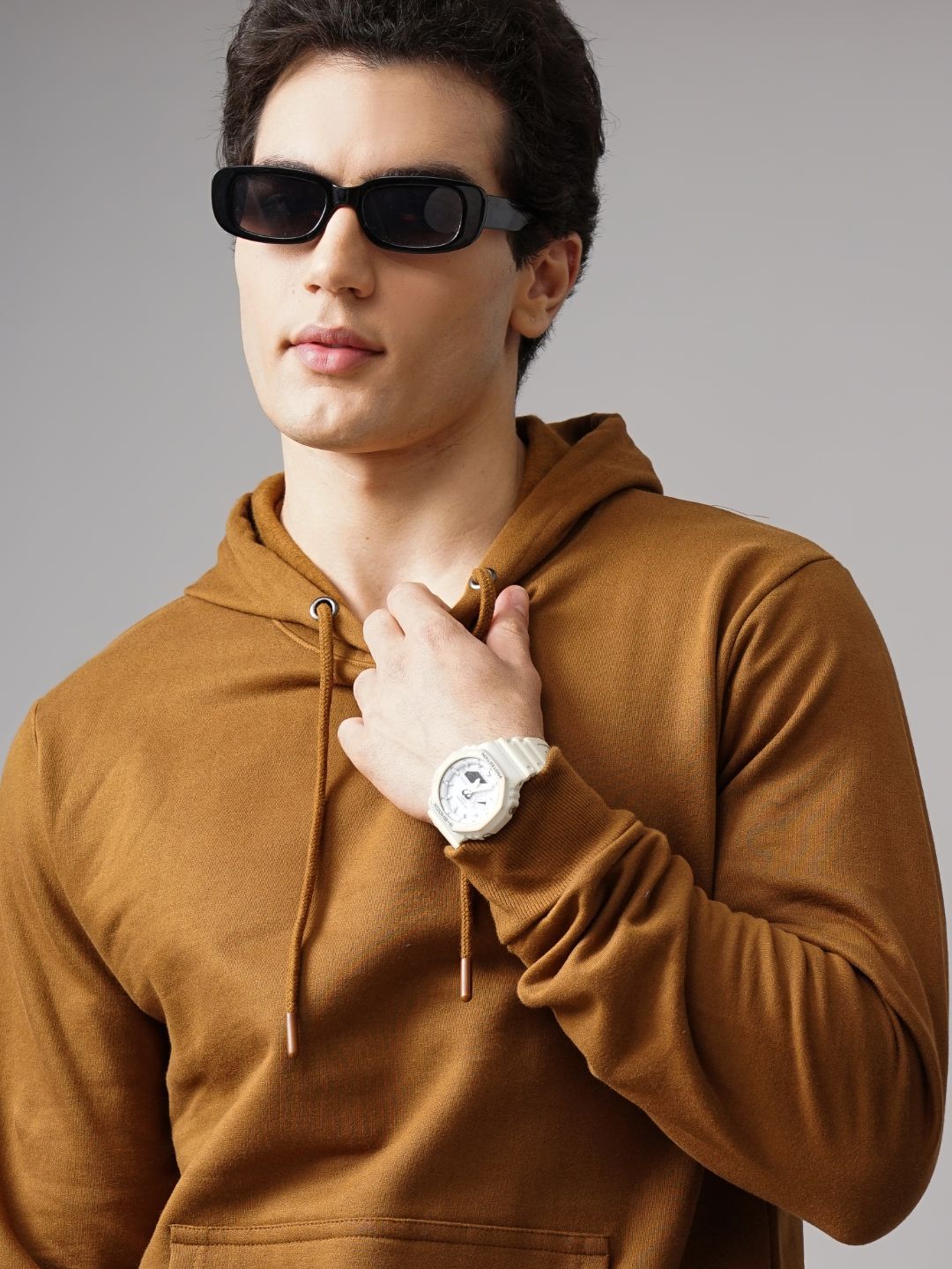 PAUL STREET Unisex Cotton Hooded Long Sleeves Pullover Sweatshirt