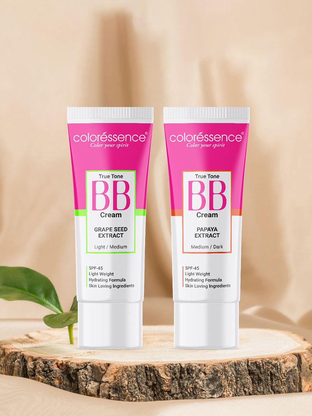 Coloressence True Tone BB Cream With Papaya Extract- 30g-Shade-02