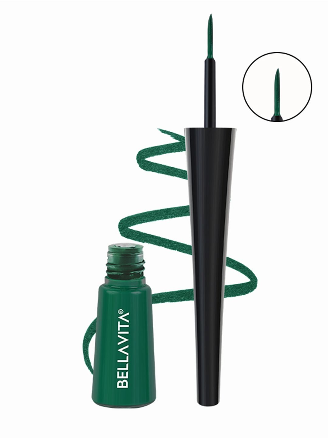 Buy Bella Vita Organic Intense Drama Waterproof Eyeliner  3.5ml  Green -  - Personal Care for Women