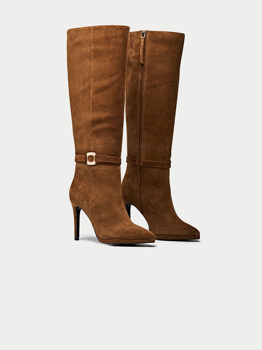 Oroh Women Stiletto-Heeled Regular Pointed Toe Boots
