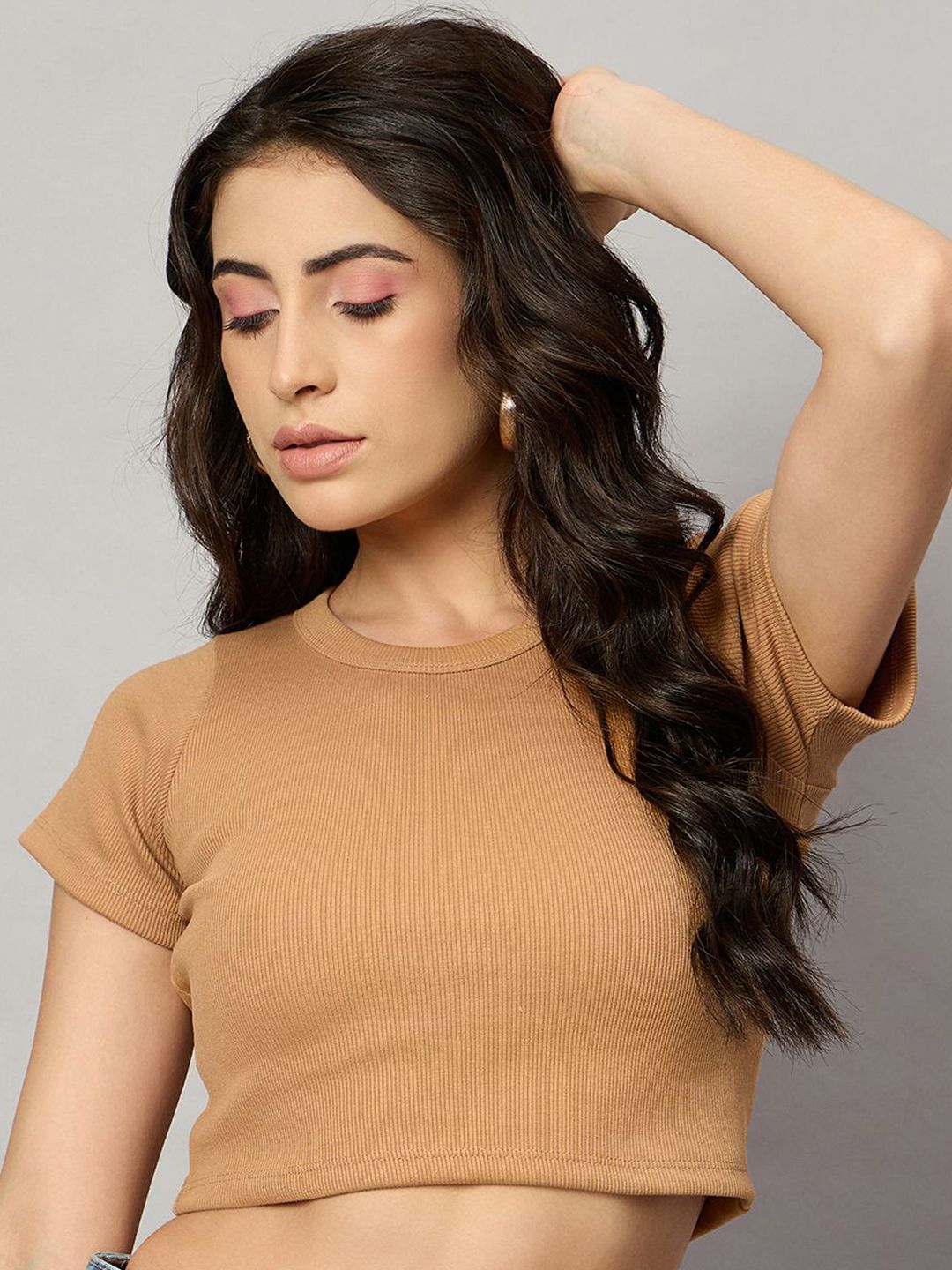 Nun Blouson Crop Top
