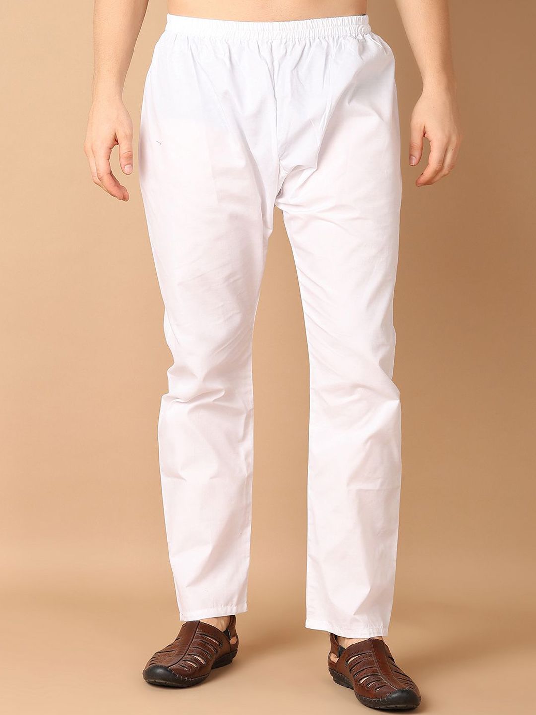V-Mart Men Solid Mid-Rise Pyjamas