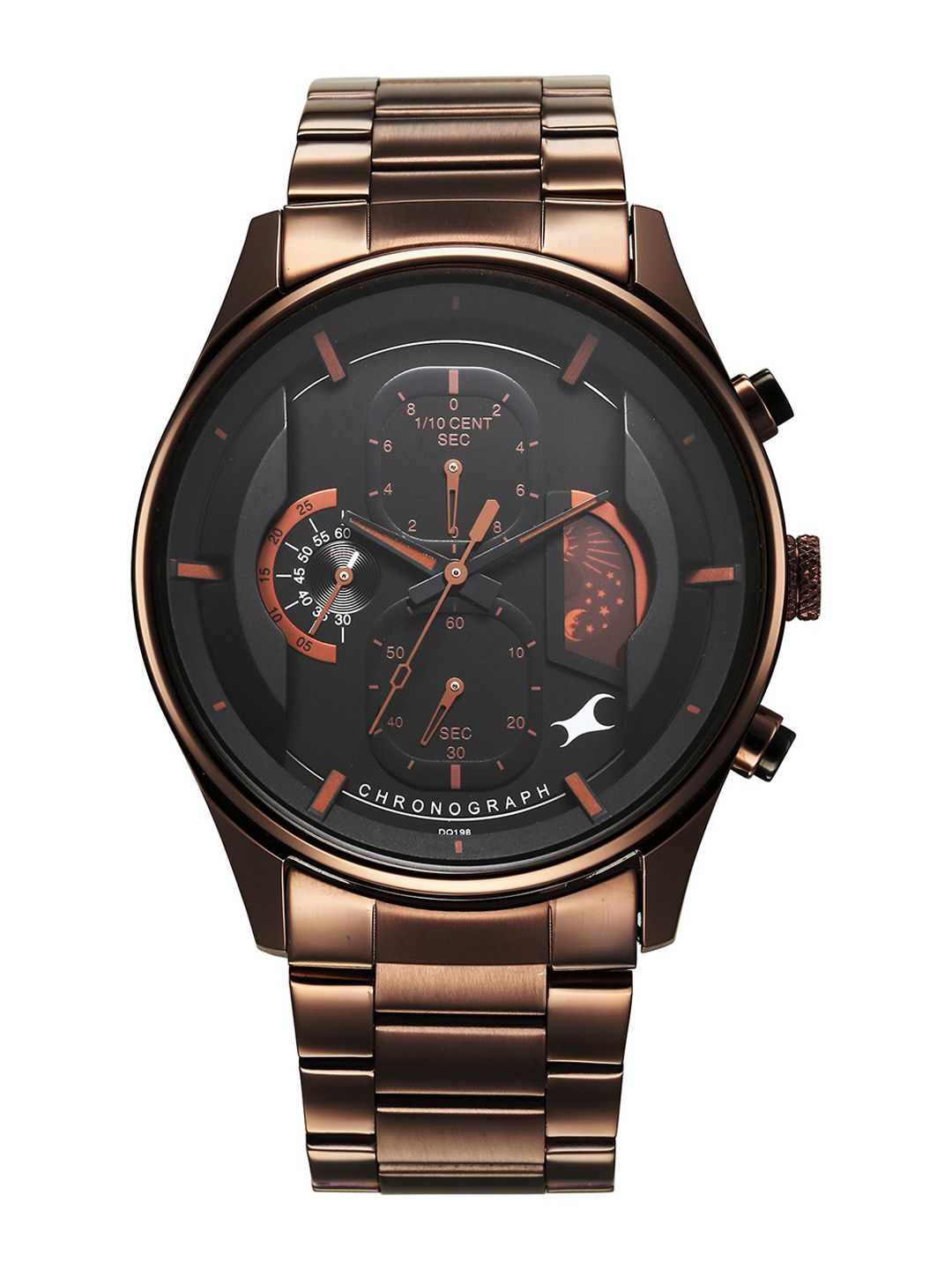 Buy Fastrack Opulence Chronograph Analog With Black Dial Watch For Guys   Nt3315km02 -  - Accessories for Men