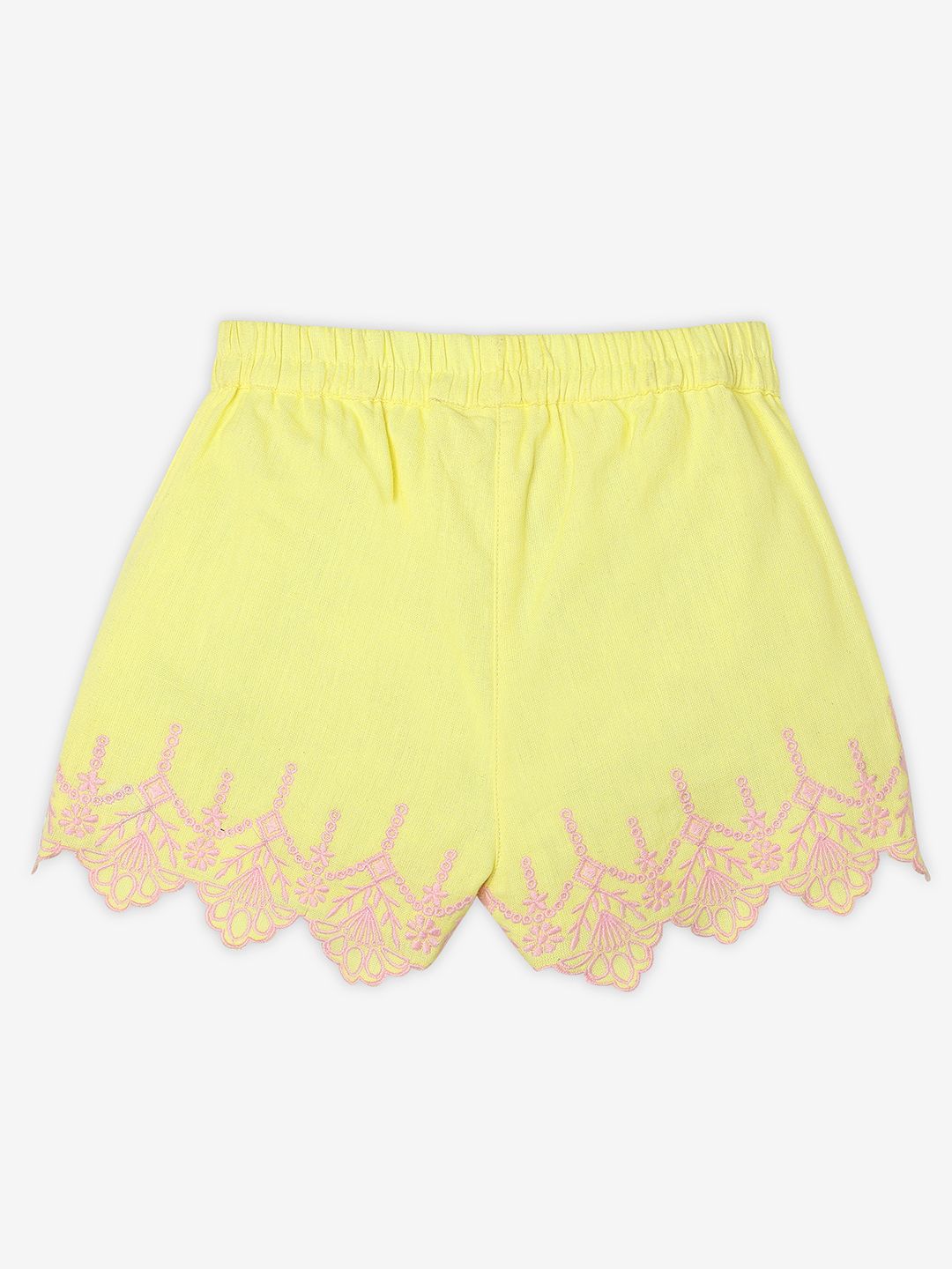 Embroidered Ord Pure Cotton Top with Shorts 5