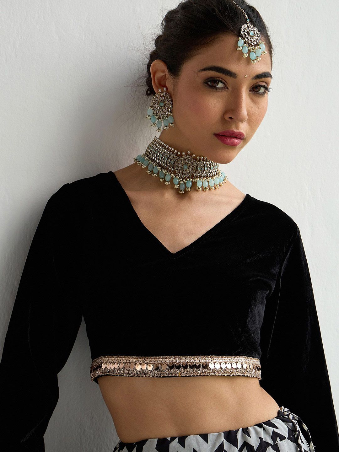 Shae by Embellished Sequinned Ready to Wear Lehenga & 2