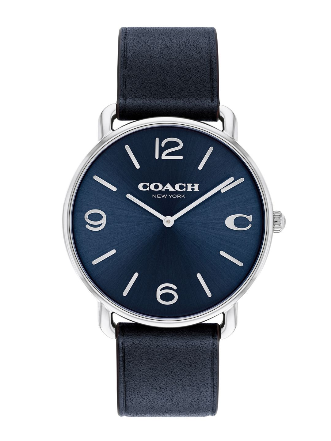 Coach Men Elliot Dial & Leather Straps Analogue Watch 14602649