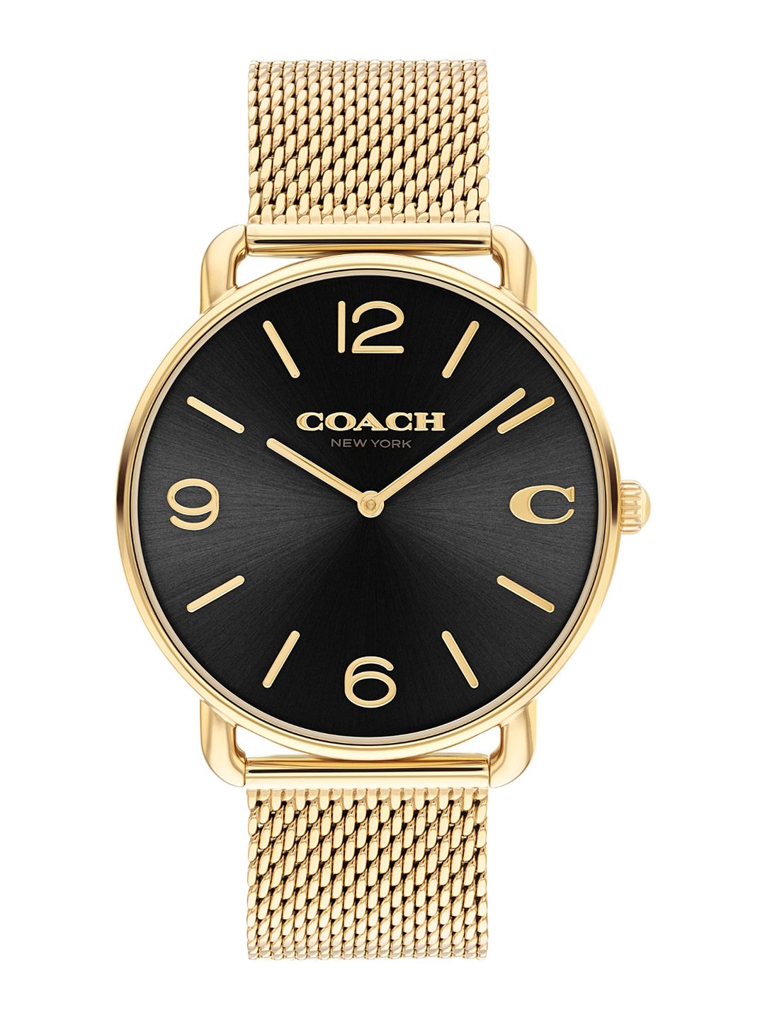 Coach Men Elliot Dial & Stainless Steel Bracelet Style Straps Analogue Watch 14602654