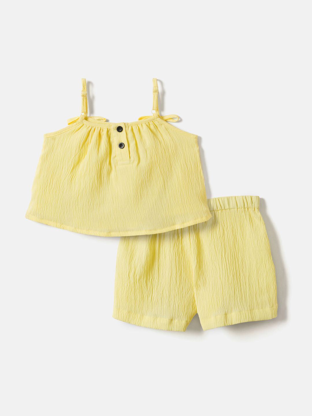 Yellow Jungle Embroidered Clothing Set for Girls 3