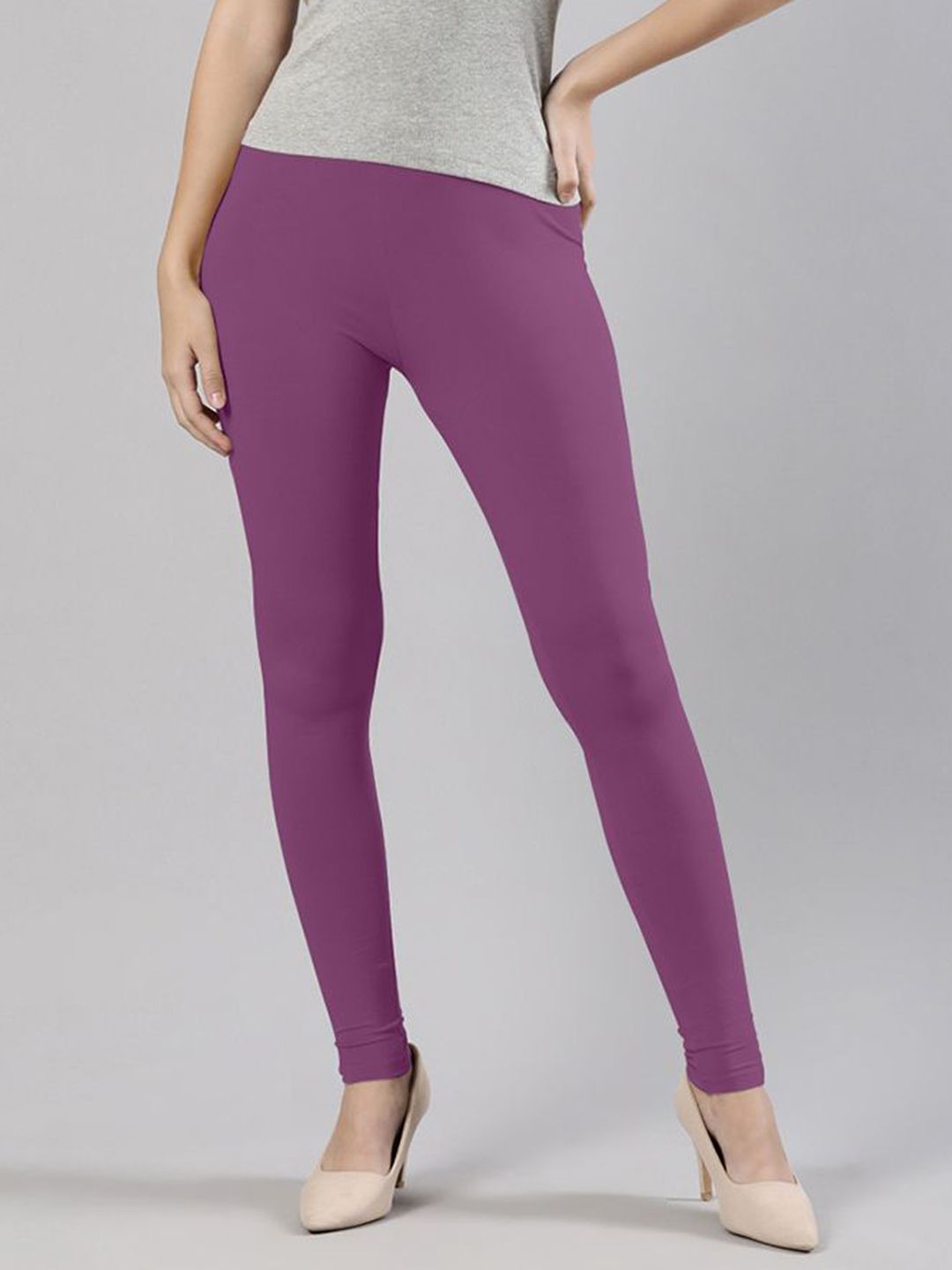Femmora Women Comfortable Mid-Rise Ankle-Length Leggings