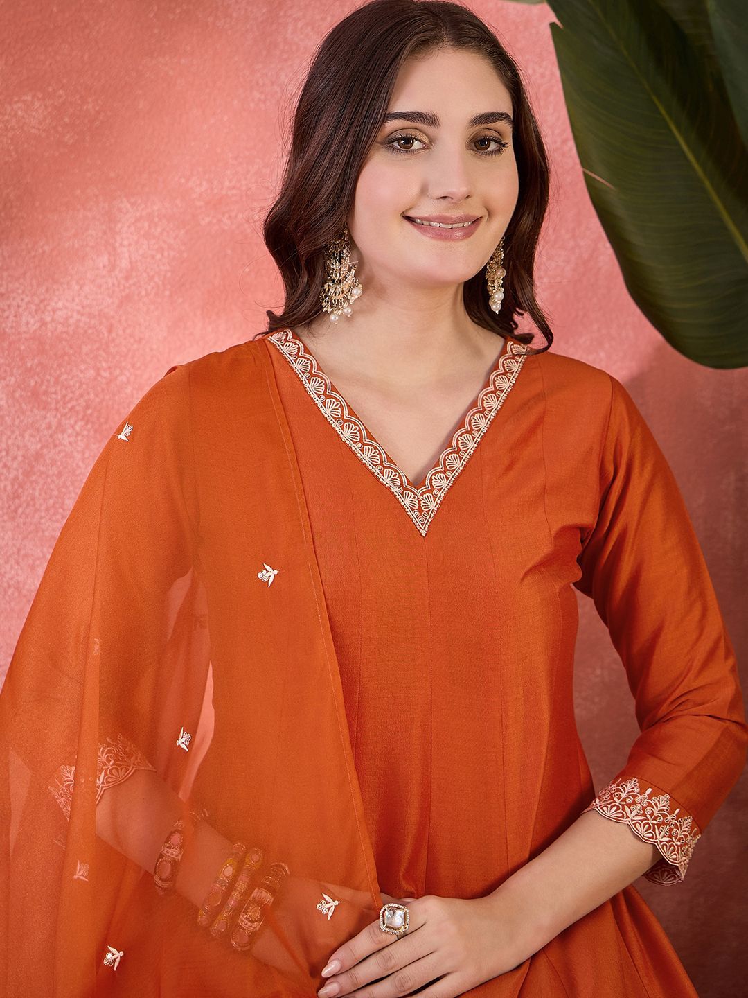 Sequence Embroidered Kurta Pant With Dupatta 2