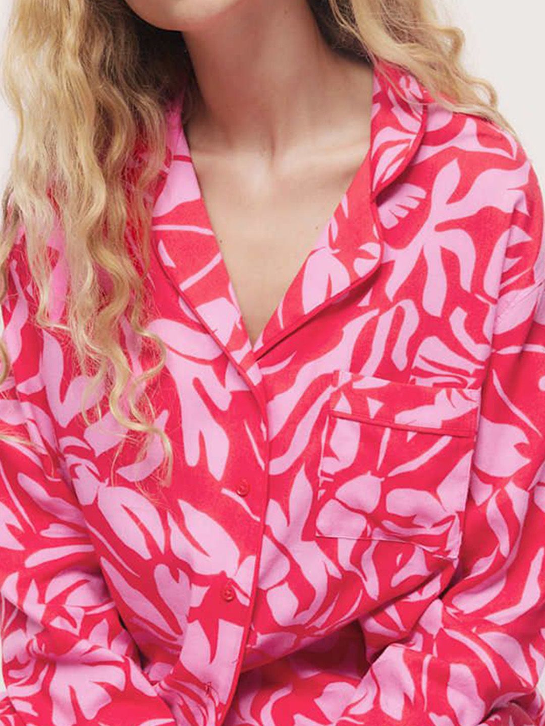 Cotton Blend Lobster Print Top 2