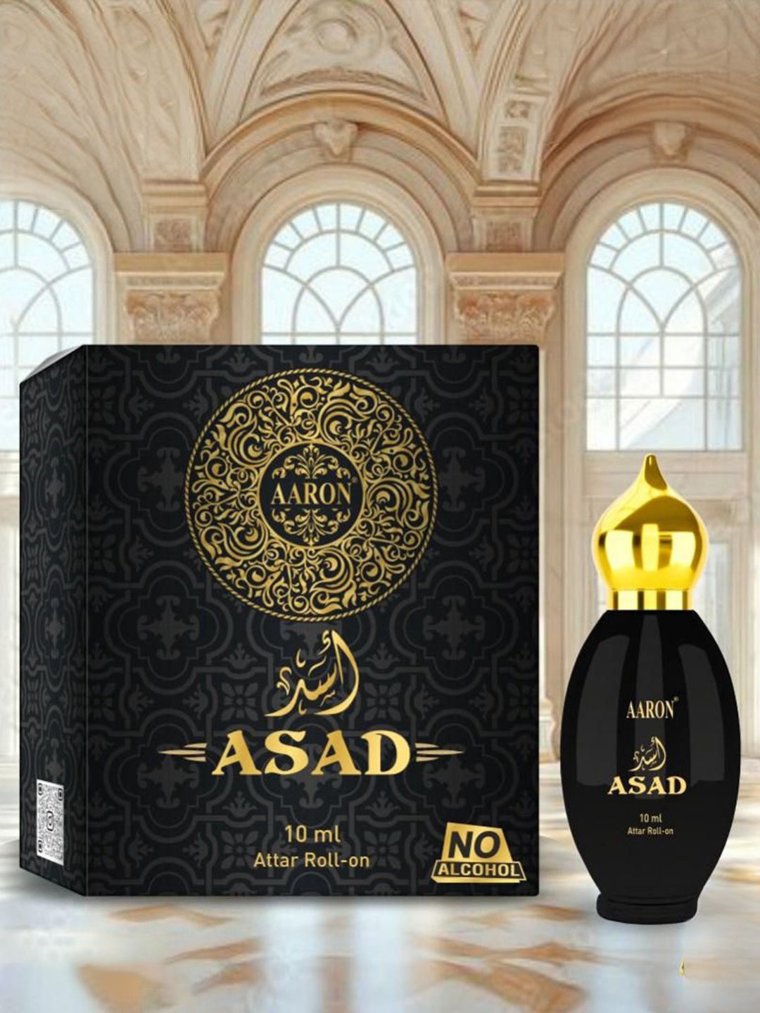 AARON Asad Non- Alcoholic & Long Lasting Attar Roll On - 10 ml