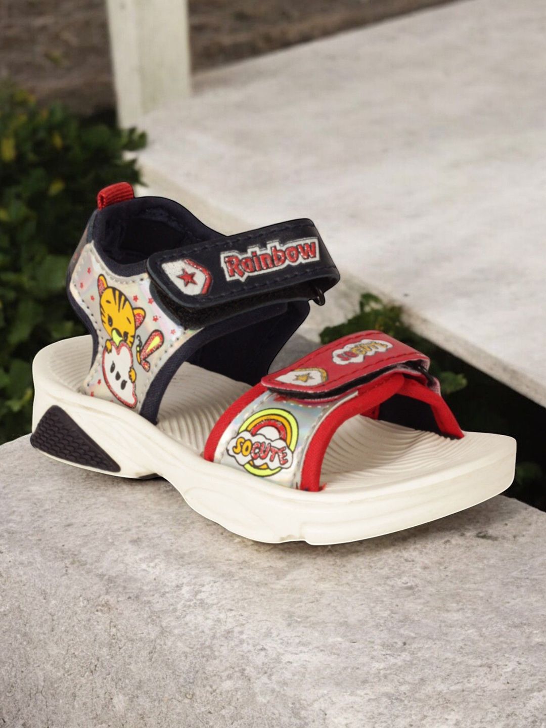Lil Lollipop Kids Comfort Sandals With Velcro Closing
