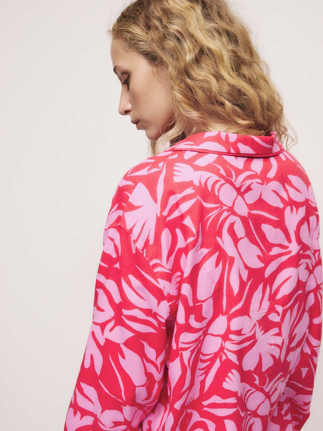 Cotton Blend Lobster Print Top 3