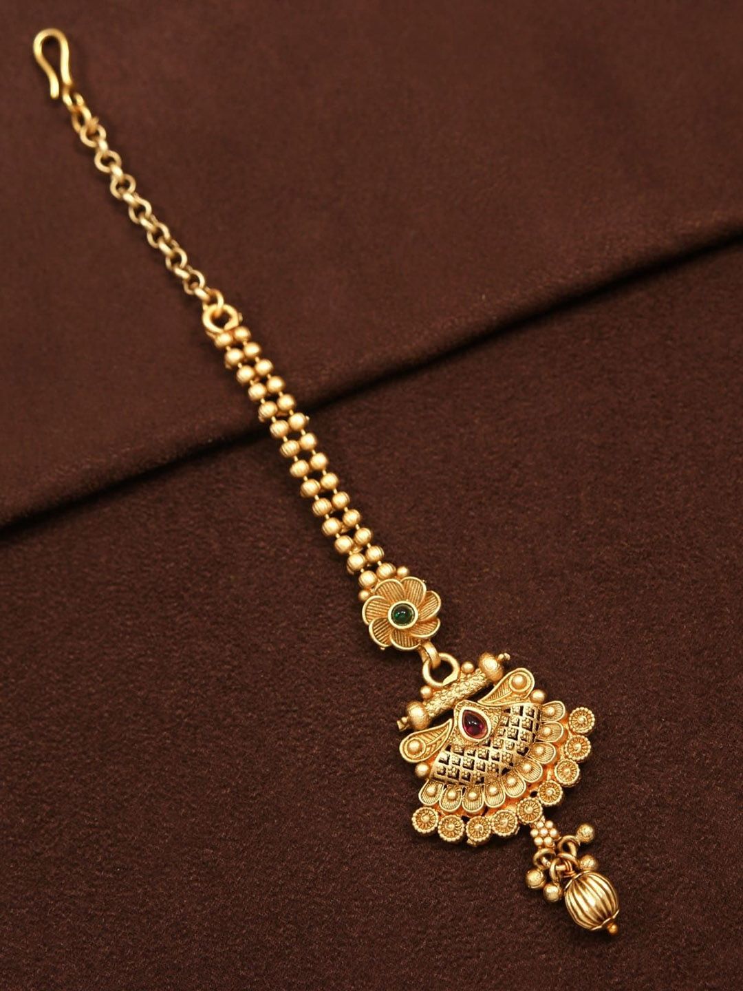 SGA FASHION Gold Plated Maang Tikka