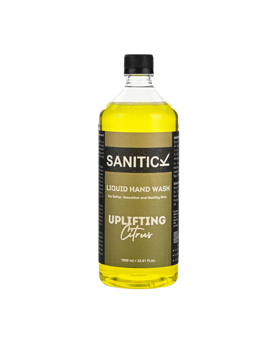 SANITICK Uplifting Citrus Liquid Handwash- 1000 ml