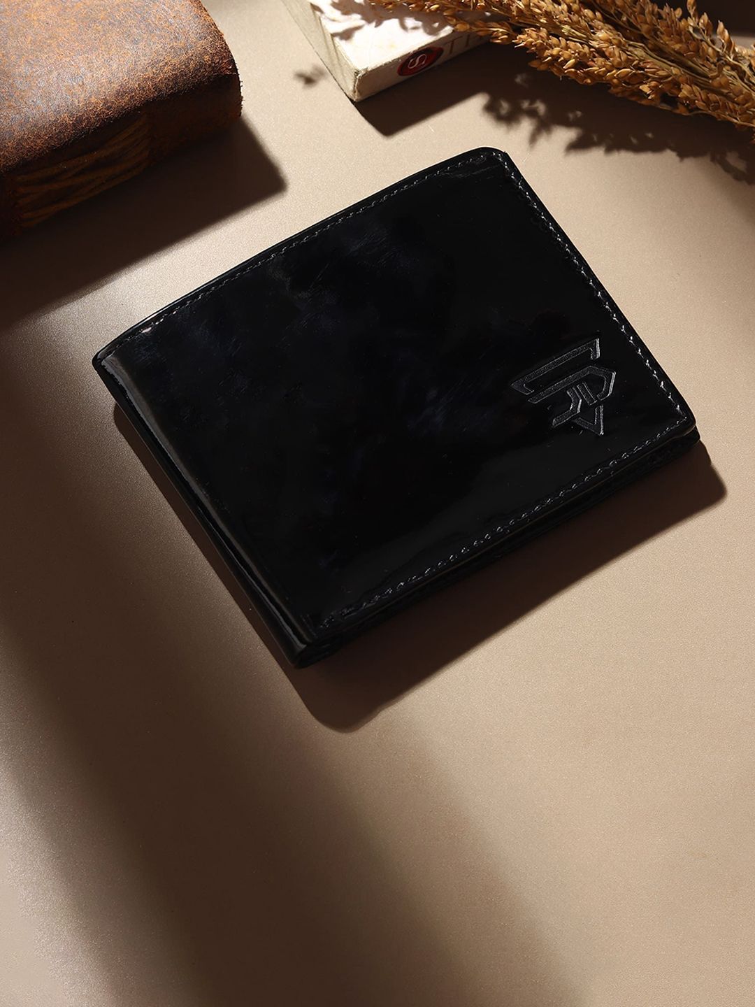 JND Men Solid PU Two Fold Wallet