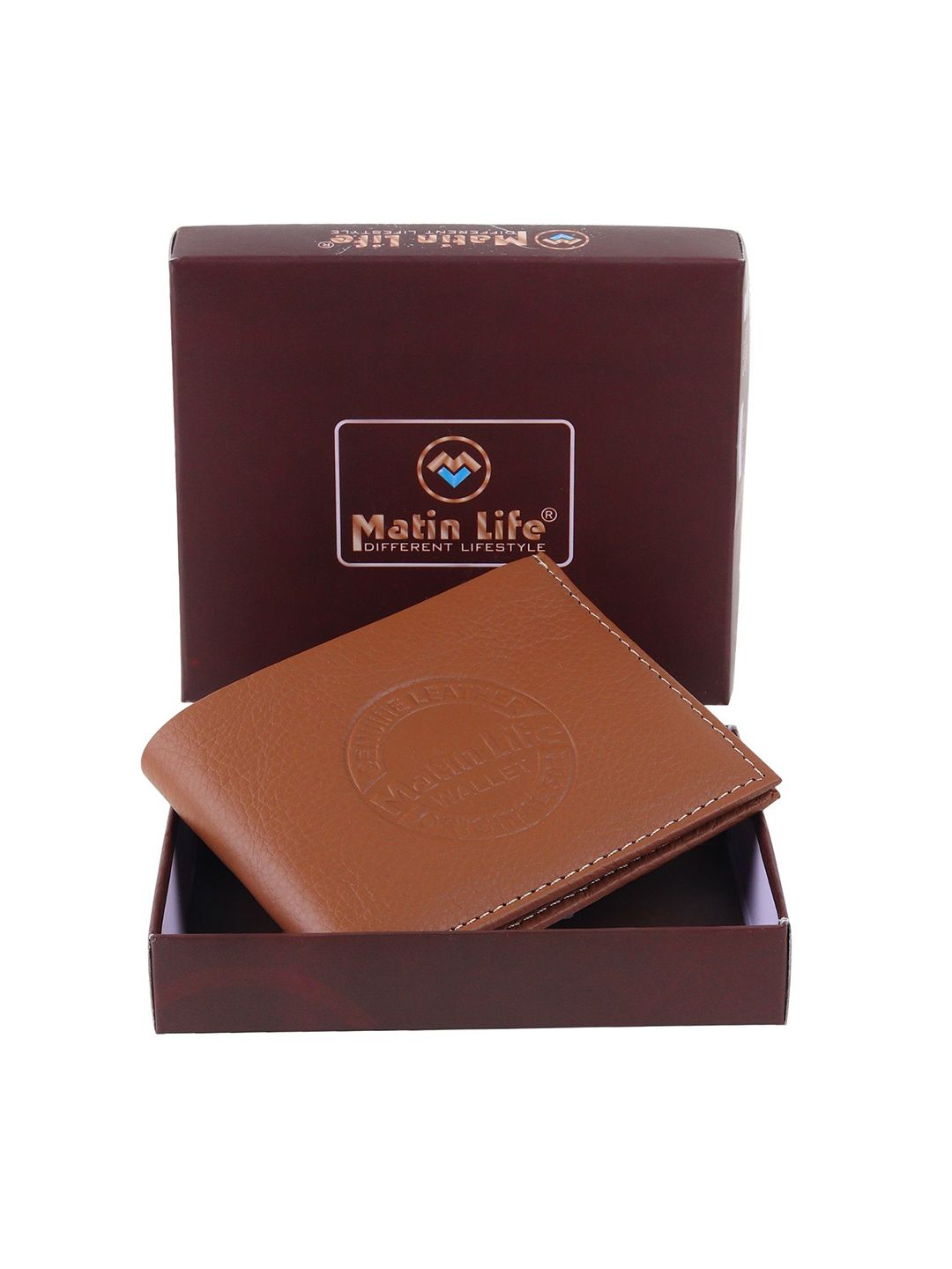 Buy MATIN LIFE Men Leather Two Fold Wallet -  - Accessories for Men
