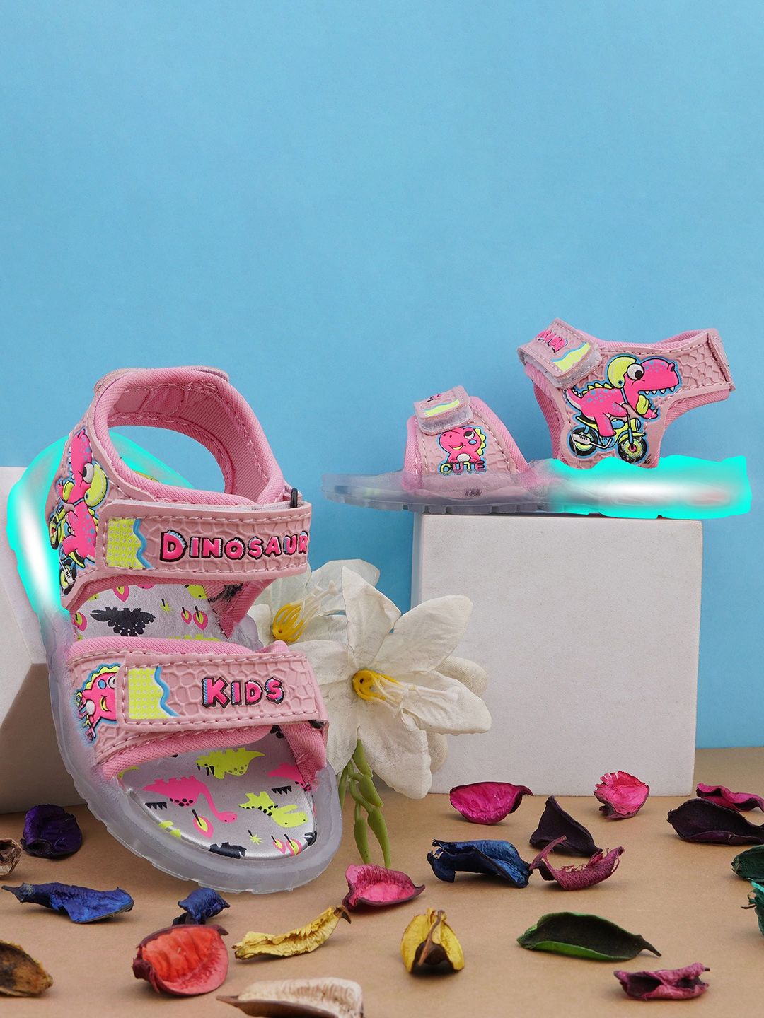 BAESD Girls Dancing Led Light  Comfort Sandals